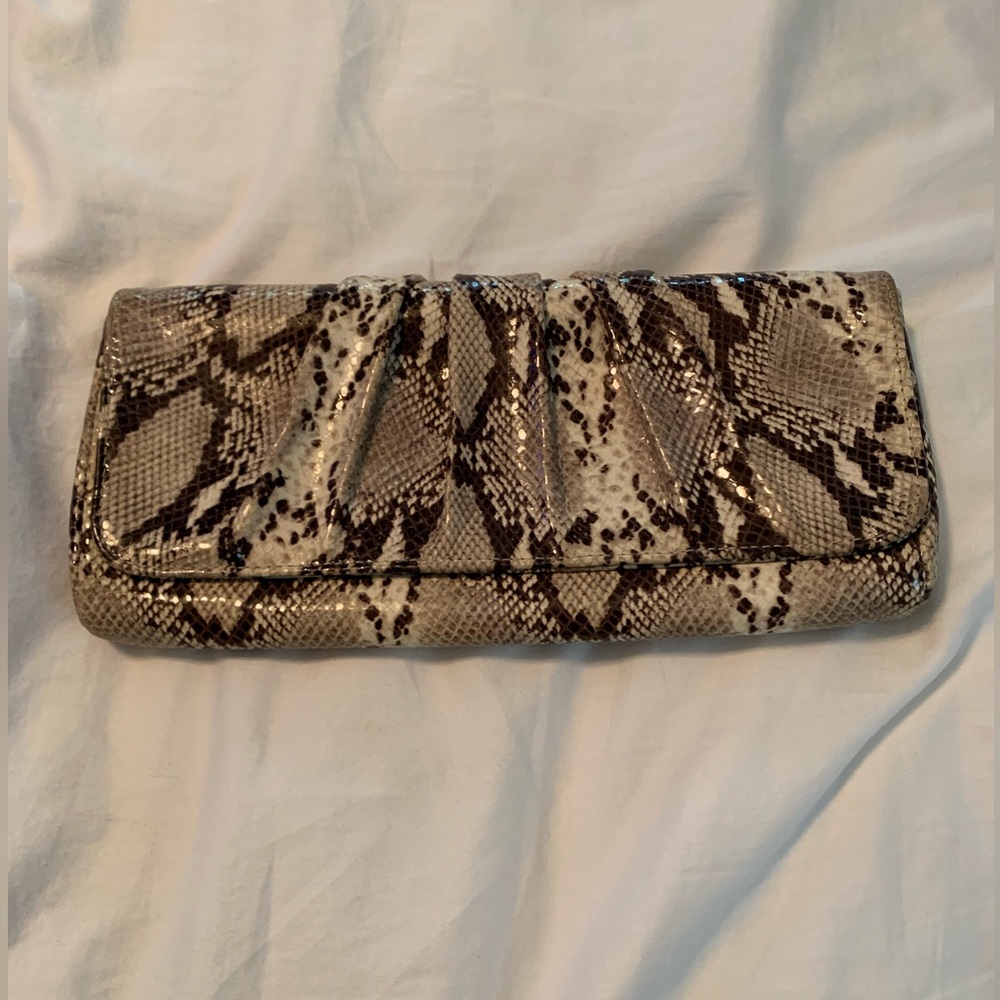 Laura Merkin Python Clutch